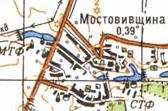 Topographic map of Mostovivschyna