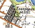 Топографічна карта Таверівки