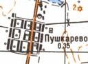Topographic map of Pushkareve