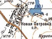Topographic map of Nova Petrivka
