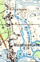 Топографічна карта Малоселецького