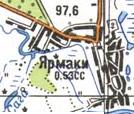 Topographic map - Jarmaky