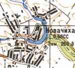 Topographic map of Novachykha