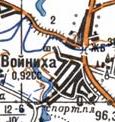 Topographic map of Voynykha