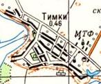 Топографічна карта Тимок