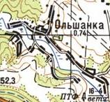 Topographic map of Vilshanka