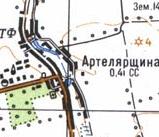 Topographic map of Artelyarschyna