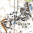 Топографічна карта Шульгів