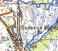 Topographic map of Velyka Krucha