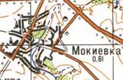Топографічна карта Мокіївки