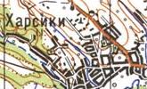 Топографічна карта Харсіок