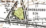 Топографічна карта Коновалового