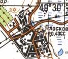Топографічна карта Плоского
