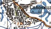 Topographic map of Solonytsya