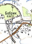 Топографічна карта Бобрика