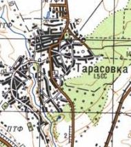Topographic map of Tarasivka