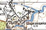 Topographic map of Sharkivschyna