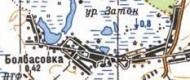 Топографічна карта Бовбасівки