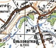 Topographic map of Vilkhuvatka