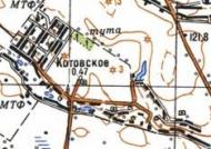 Topographic map of Kotovske