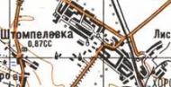 Топографічна карта Штомпелівки