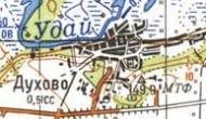 Topographic map of Dukhove