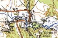 Топографічна карта Луговиок