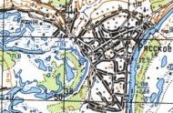 Топографічна карта Ряського