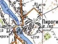 Топографічна карта Пиріг