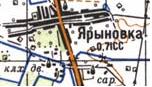Topographic map of Jarynivka