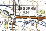 Topographic map of Svaryni