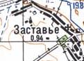 Топографічна карта Застав'я