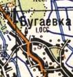 Топографічна карта Бугаївки