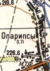 Топографічна карта Опарипсів