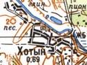 Топографічна карта Хотиного