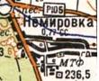 Topographic map of Nemyrivka