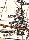 Топографічна карта Іващуок