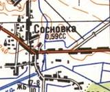 Топографічна карта Соснівки