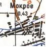 Topographic map of Mokre