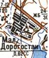 Топографічна карта Малих Дорогостаїв