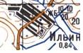 Топографическая карта Ильина