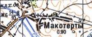 Topographic map of Makoterty