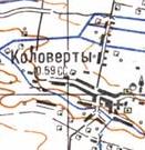Топографічна карта Коловертів