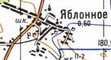 Топографічна карта Яблунного