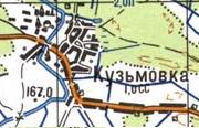 Topographic map of Kuzmivka