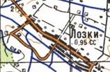 Топографічна карта Лозок