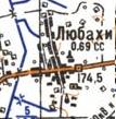 Topographic map of Lyubakhy