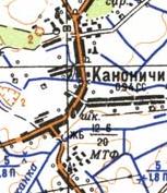 Topographic map of Kanonychi