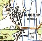 Топографічна карта Половлів