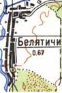 Топографічна карта Білятичів